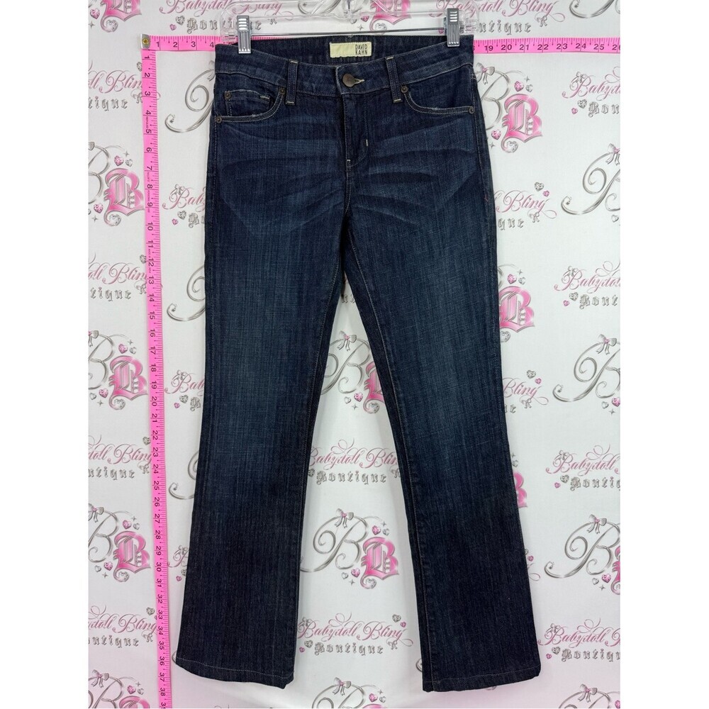DAVID KAHN jeans Women's Dark Wash Boot Cut Jeans - Classic Mid-Rise